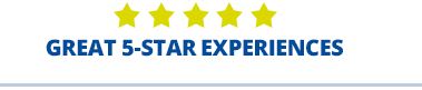 Great 5-star Experiences